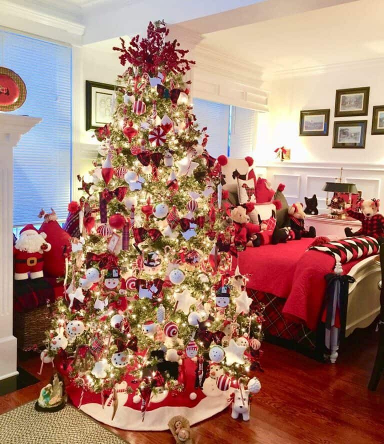 Bedroom Christmas Tree