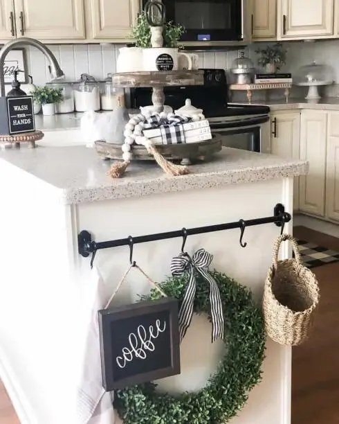 Black Green Christmas Tray