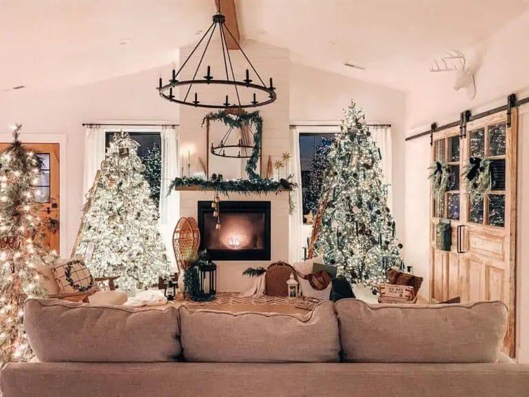 Black Tree Living Room