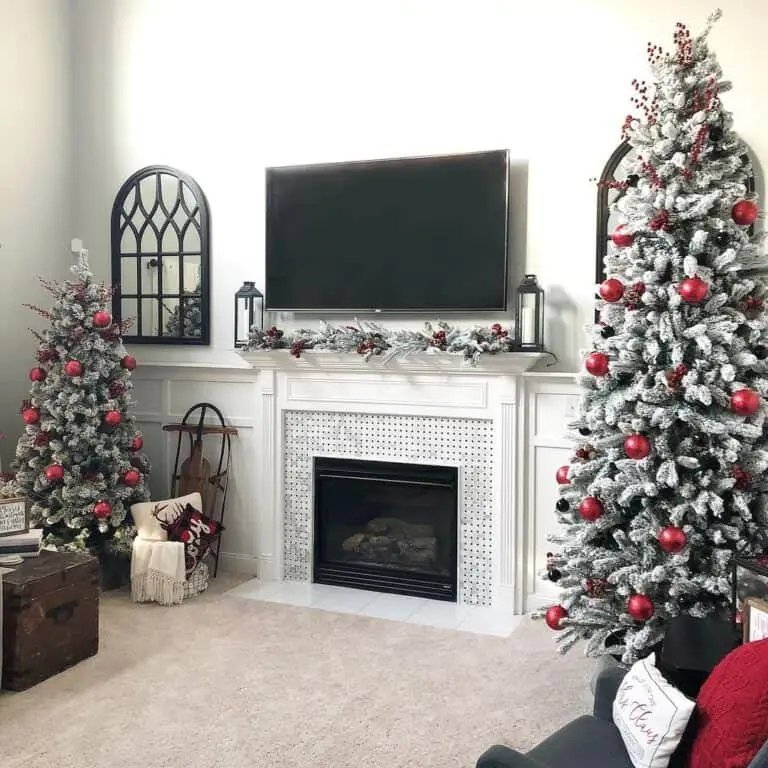 Black Trees Red Ornaments