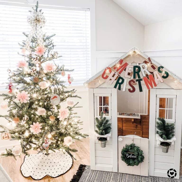 Black White Tree Skirt