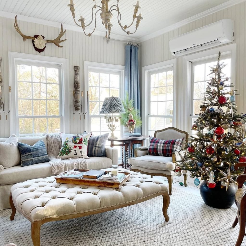 Blue Christmas Accents