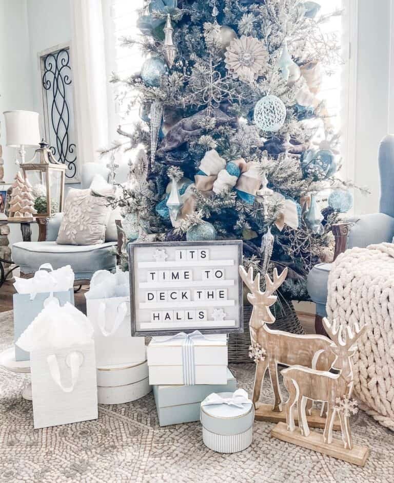Blue Gold Tree