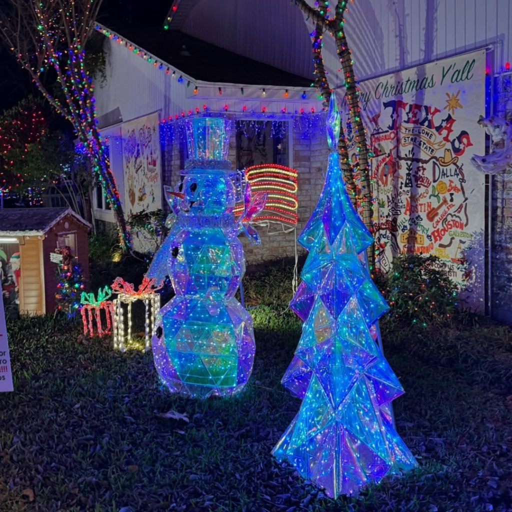 Blue Outdoor Lights
