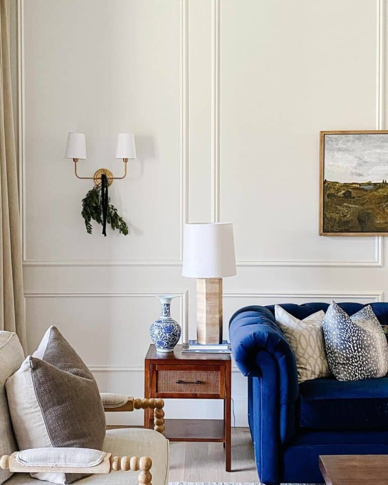 Blue Sofa Setup