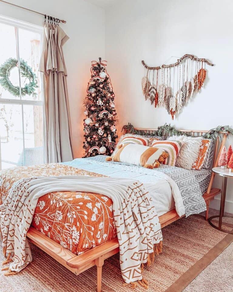 Boho Christmas Bedding