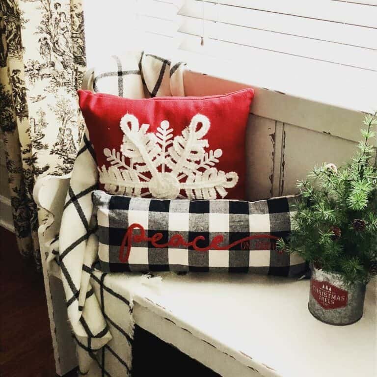 Buffalo Check Bolster