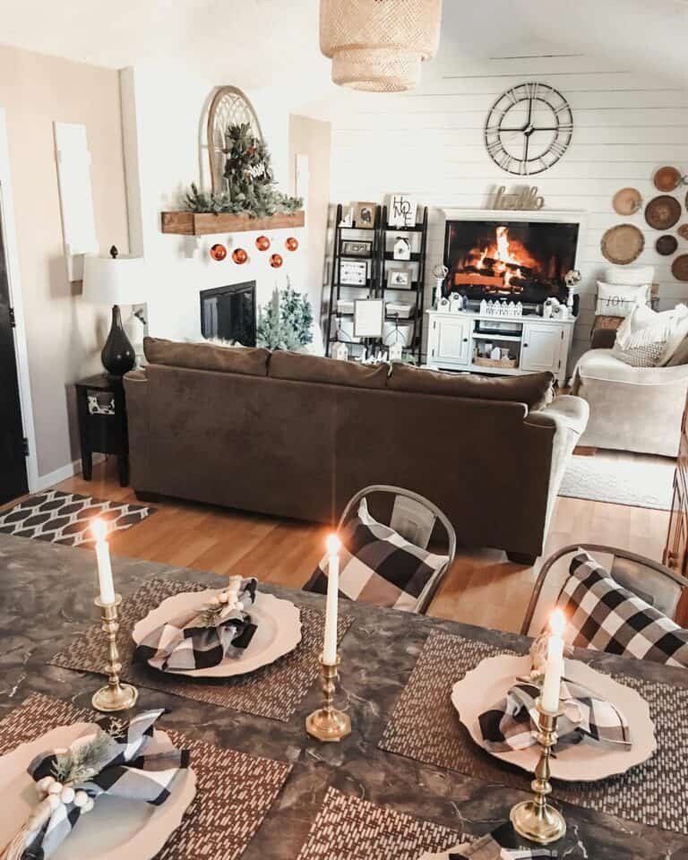 Buffalo Check Dining Room