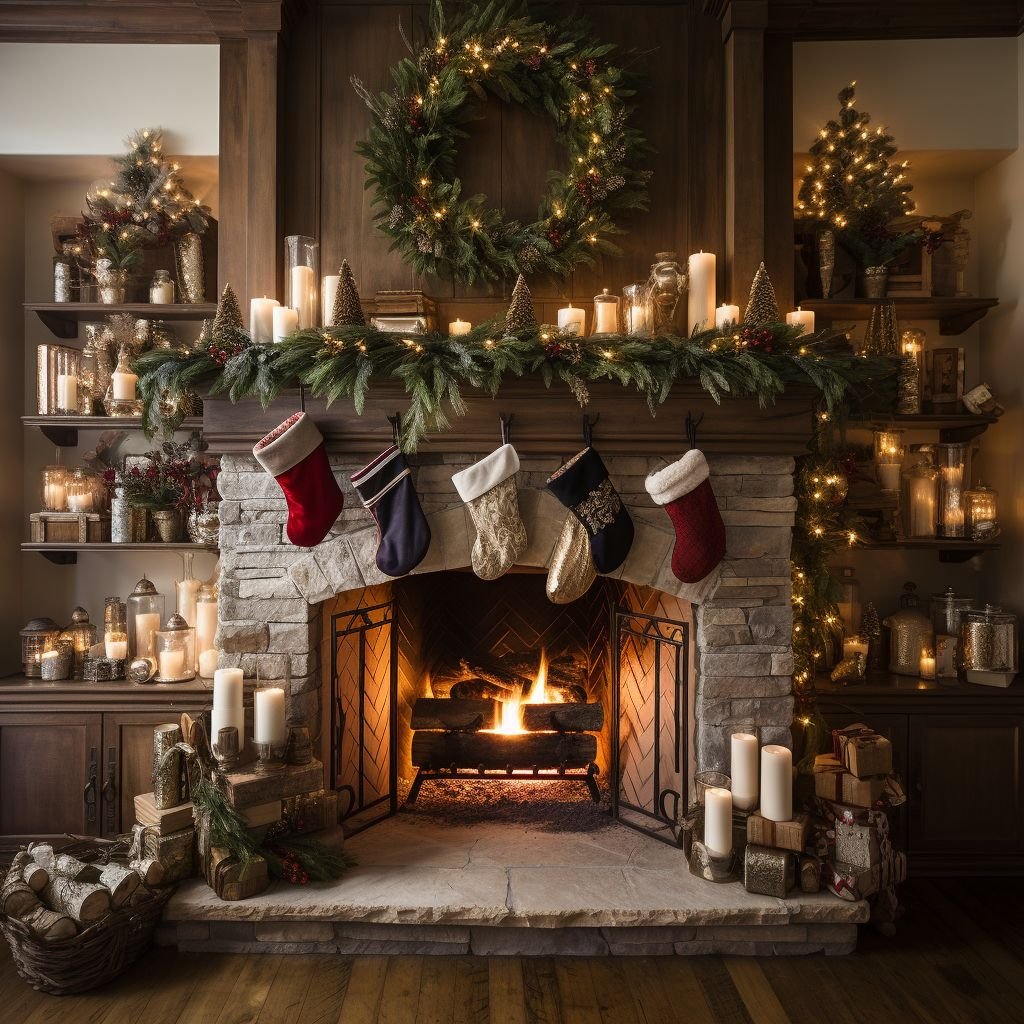 Candle Mantel Display