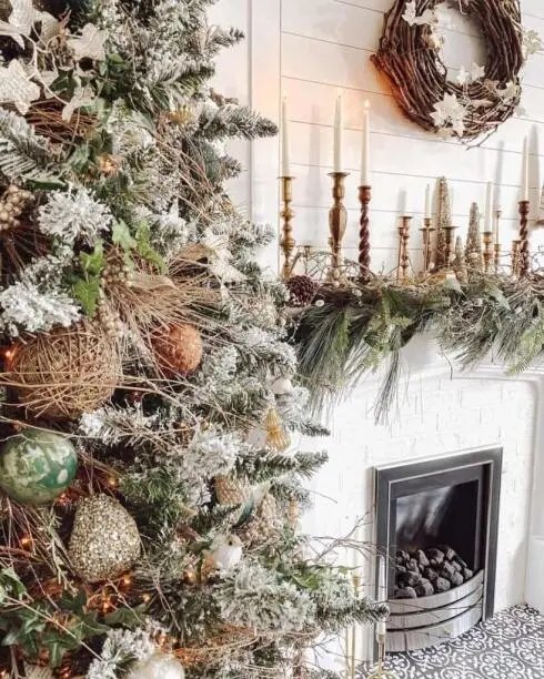Candle Mantel Display