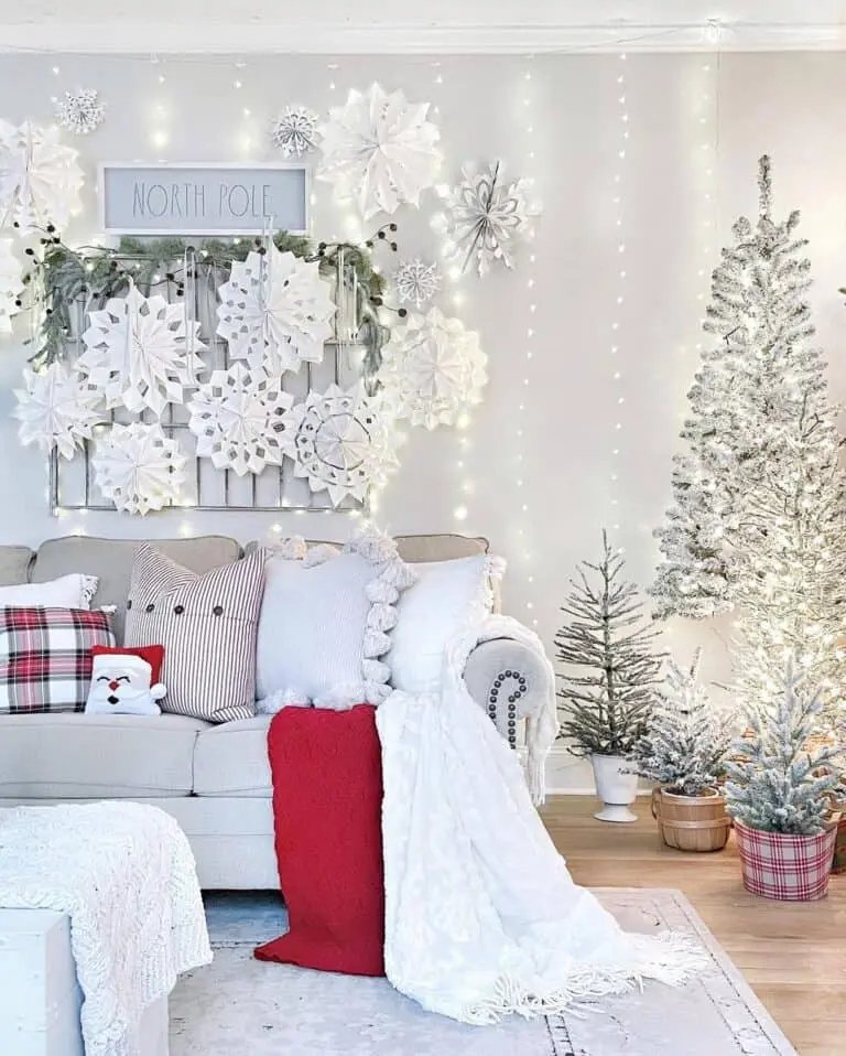 Christmas Blanket Display