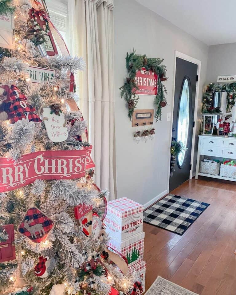 Christmas Entrance Decor