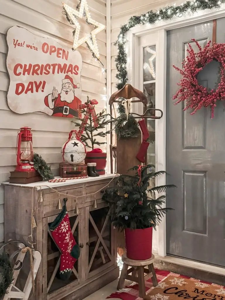 Christmas Porch Display