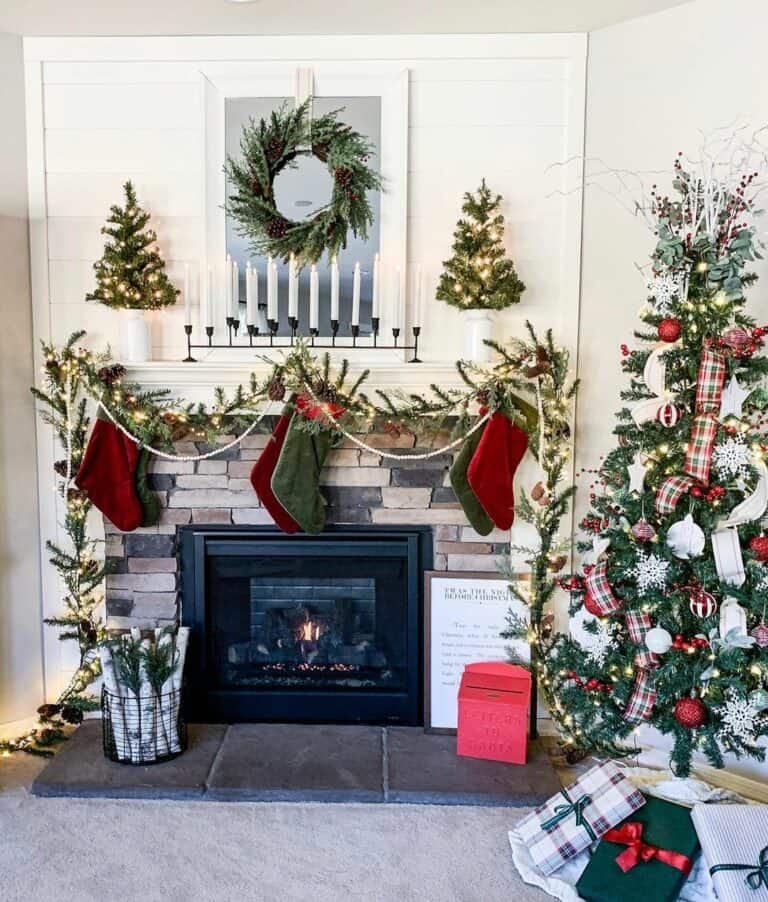 Christmas Stocking Display