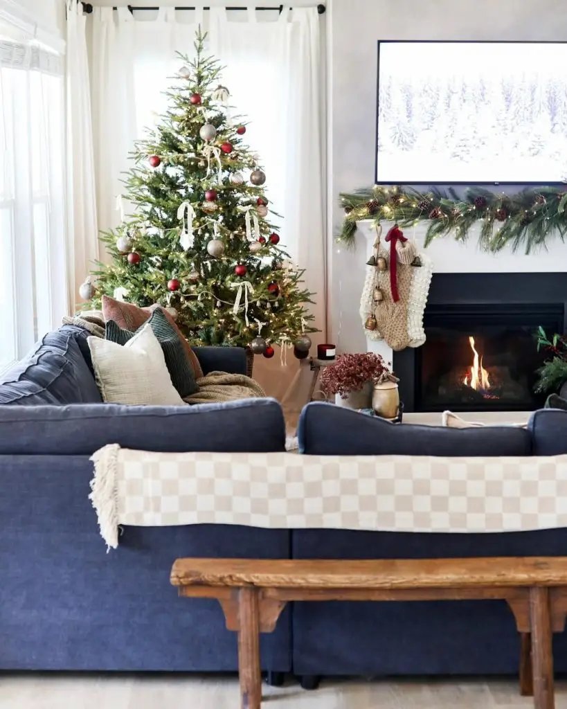 Classic Christmas Living Room