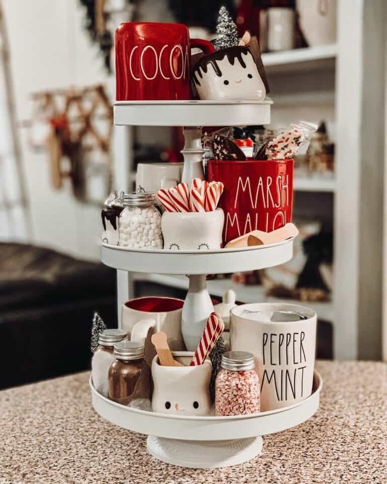 Cocoa Peppermint Tray
