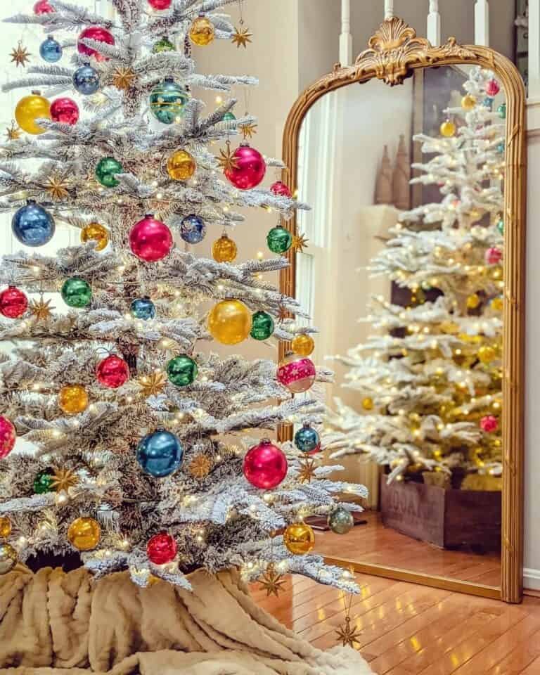 Colorful Ornament Display