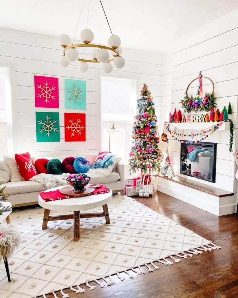 Colorful Ornament Tree