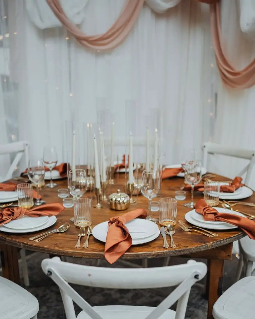 Copper Woodland Table