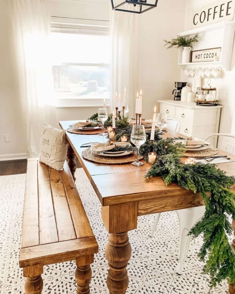 Cottage Christmas Tables