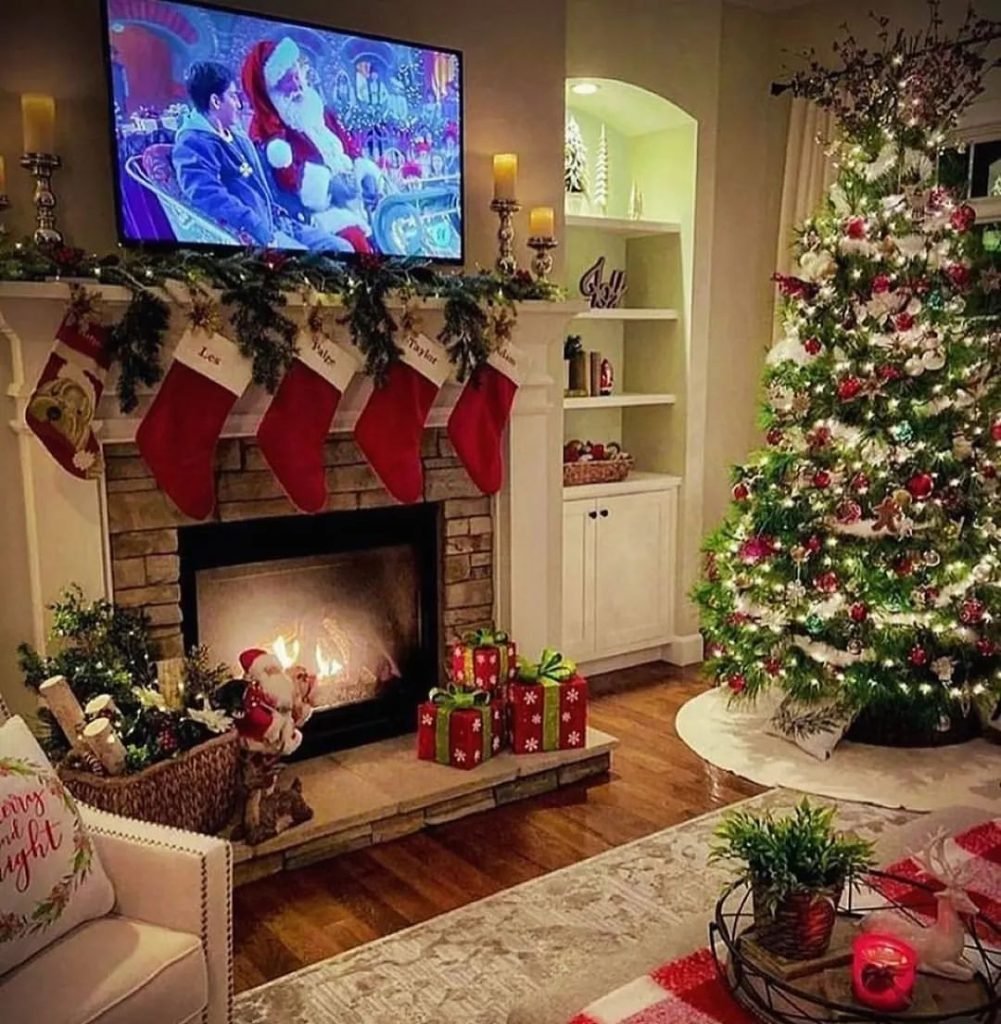 Cozy Family Mantel
