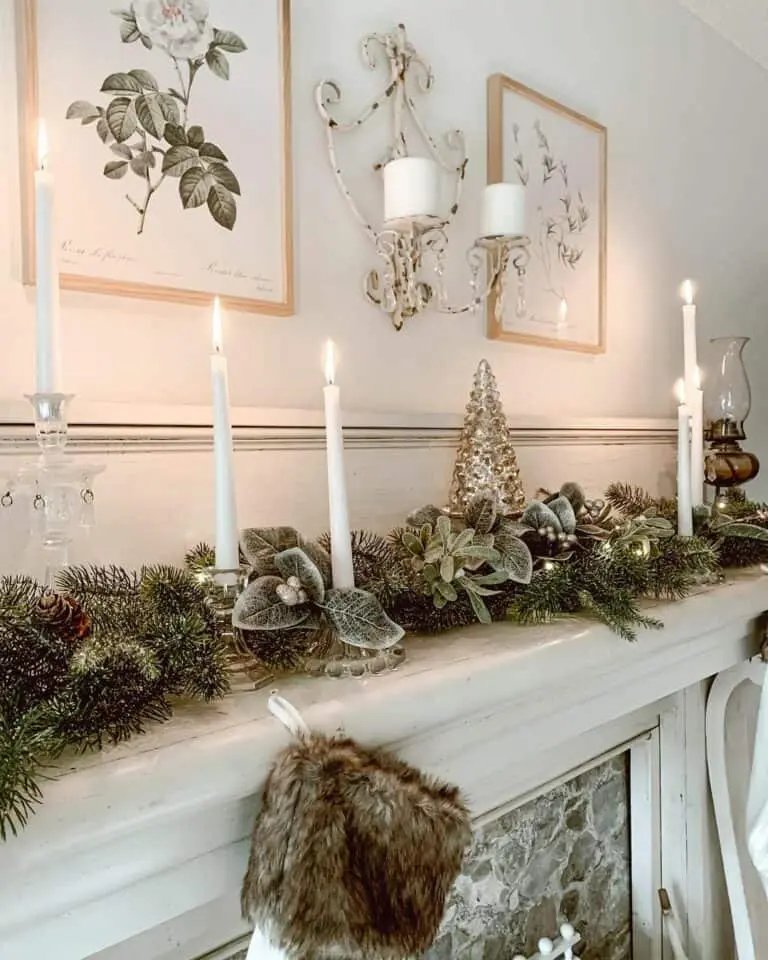 Crystal Candle Mantel