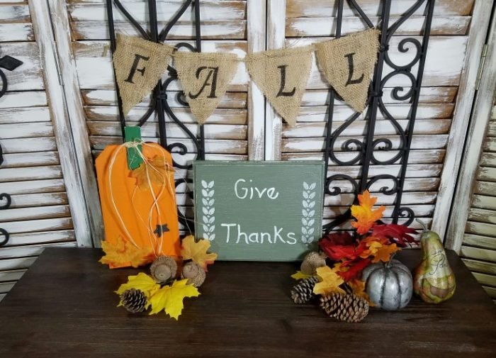 Dollar Store Pumpkins