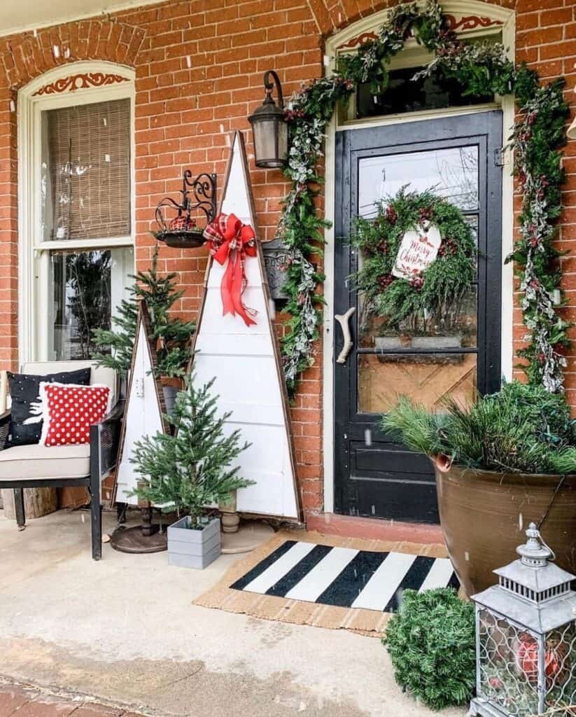 Evergreen Door Display