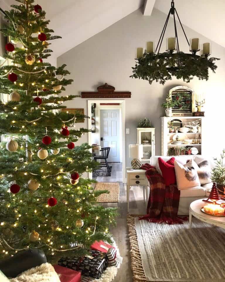 Farmhouse Chandelier Tree