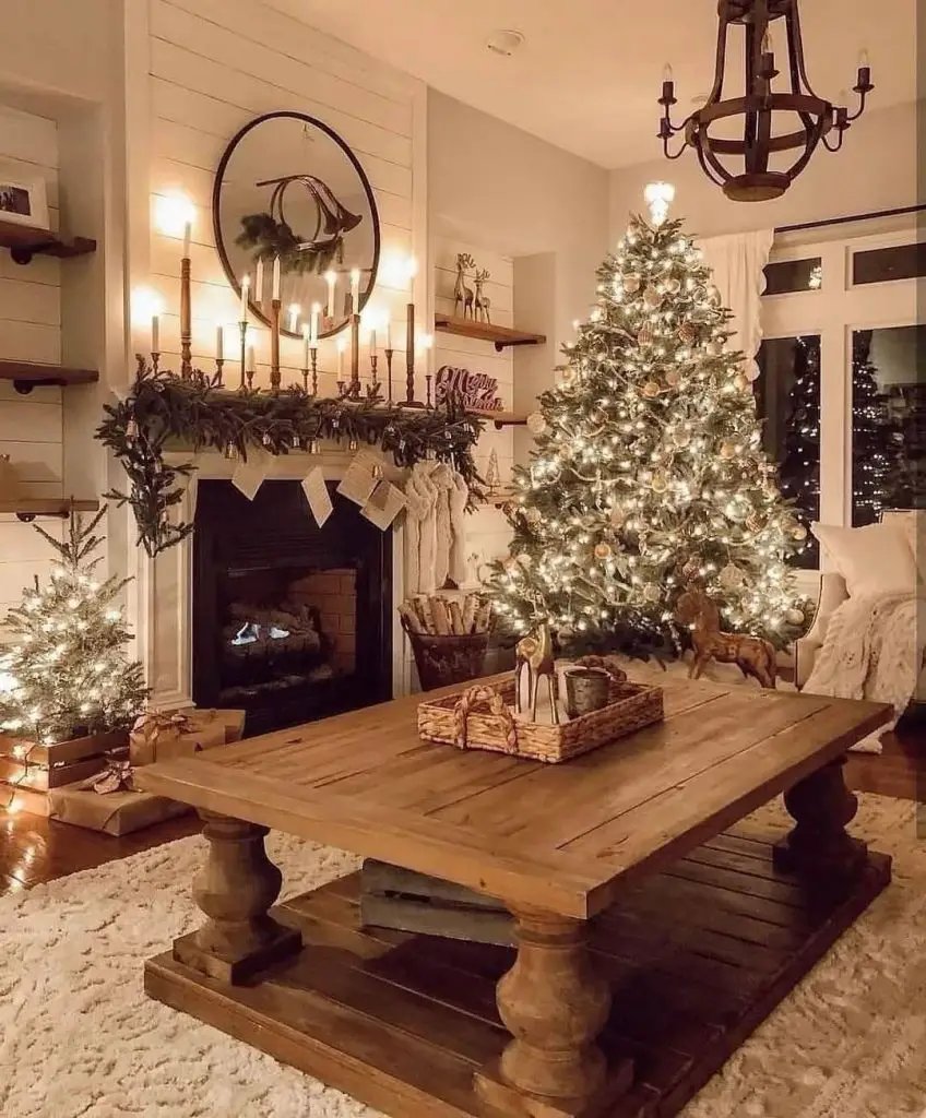 Farmhouse Christmas Room