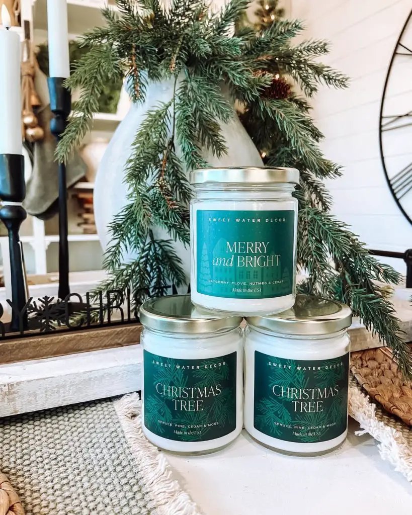 Farmhouse Holiday Candles