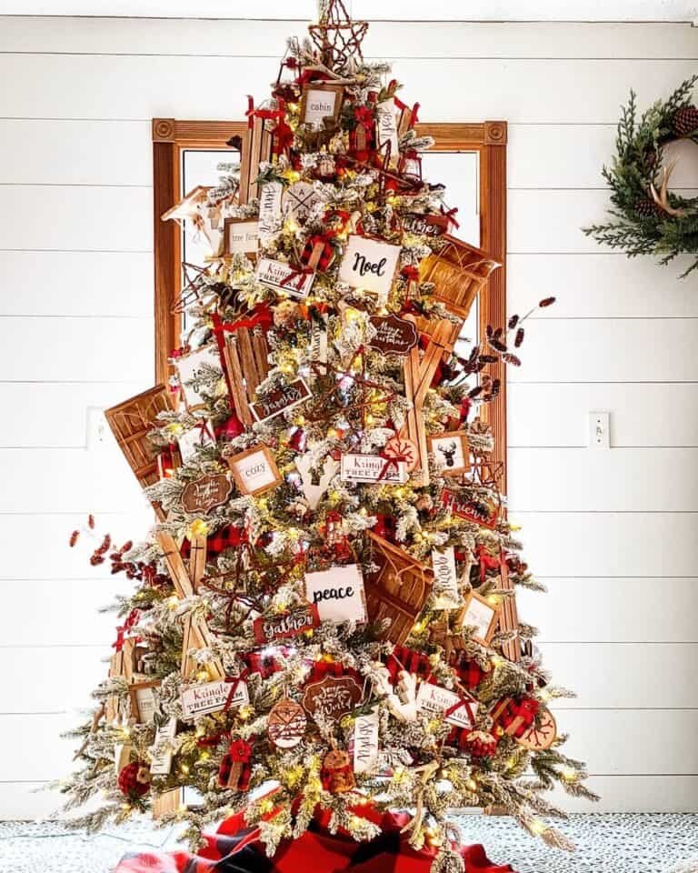 Farmhouse Wood Ornaments