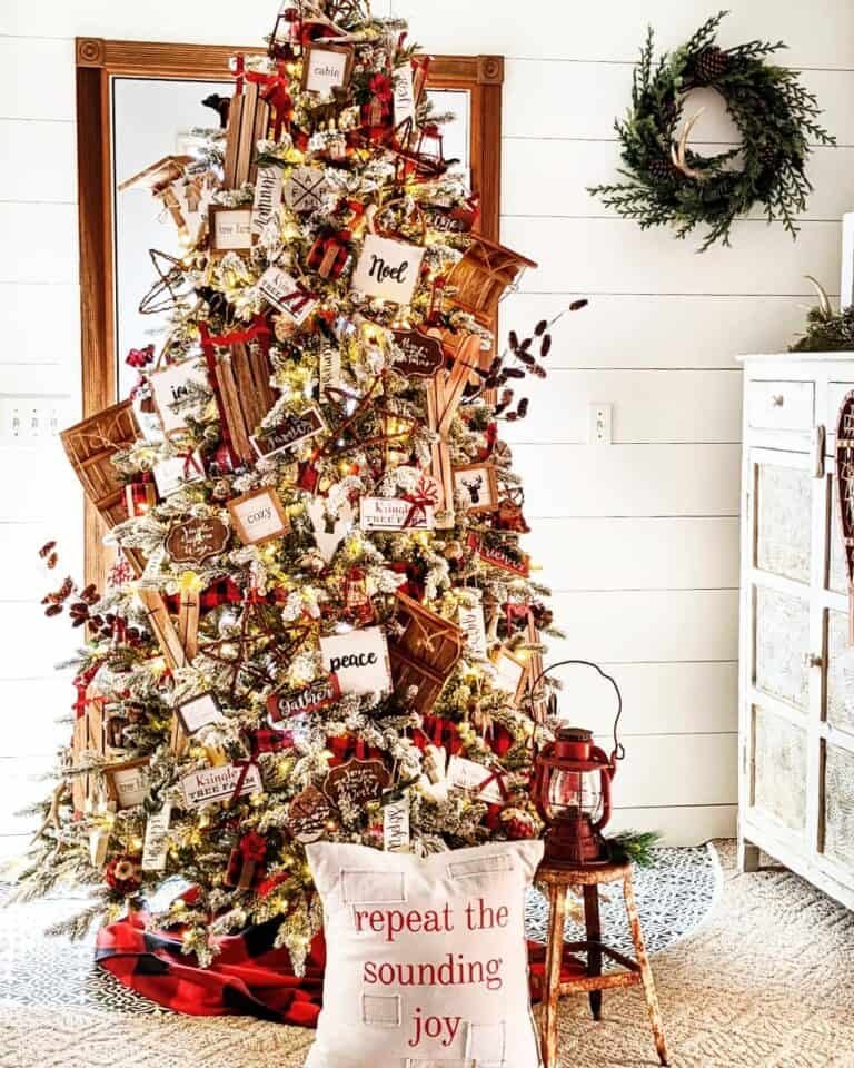 Farmhouse Wood Ornaments