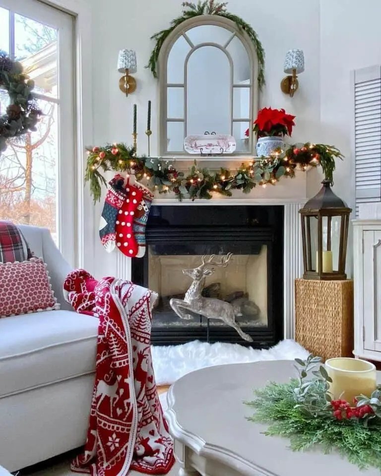 Fireplace Christmas Garland