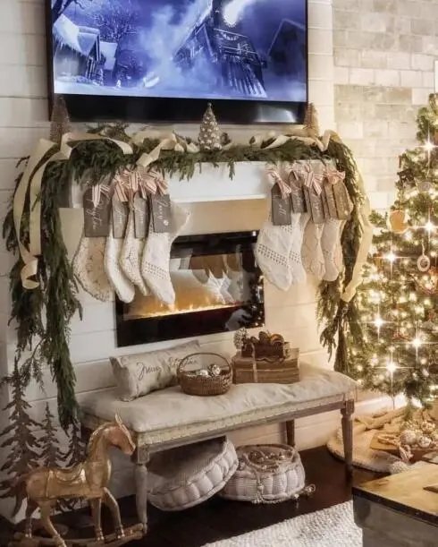 Fireplace TV Setup