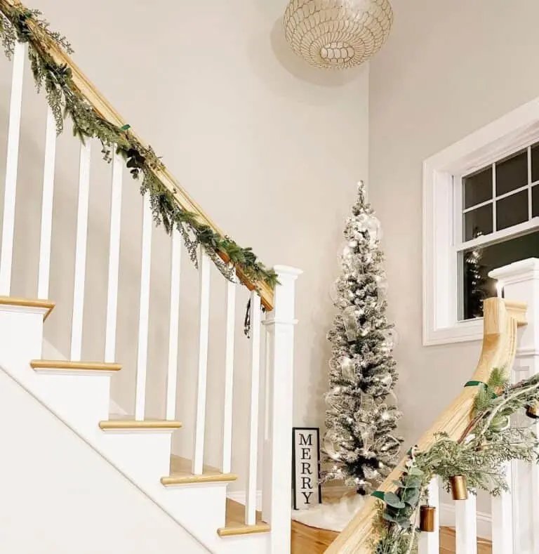 Flocked Pencil Tree