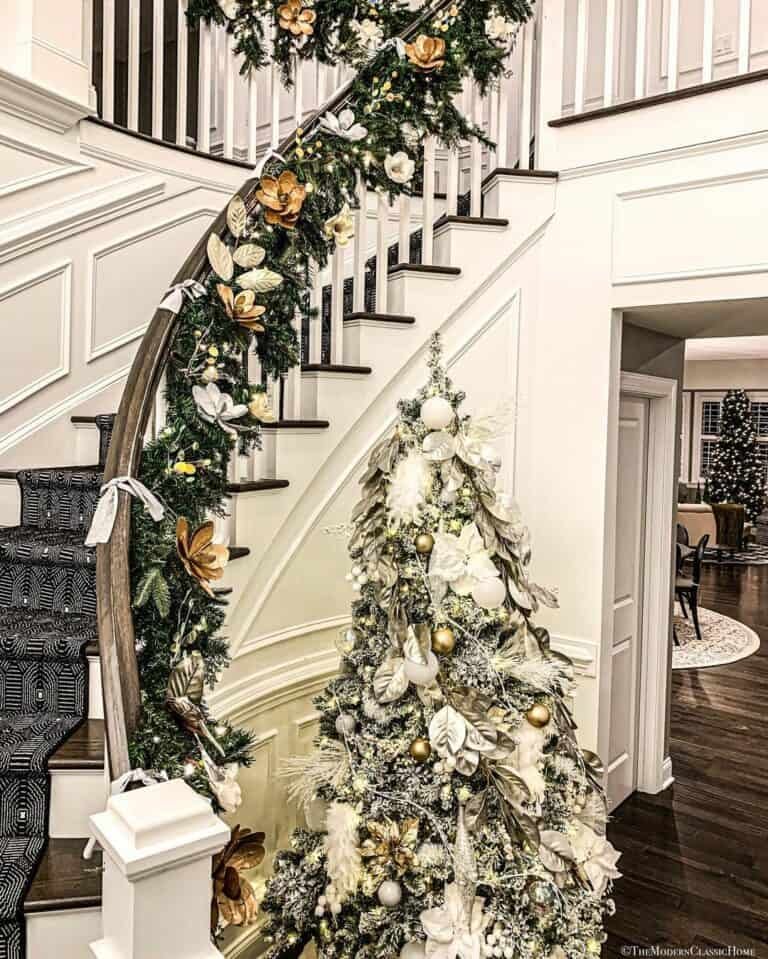 Floral Stair Garland