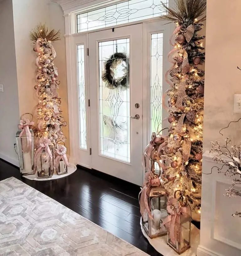 Foyer Pencil Trees