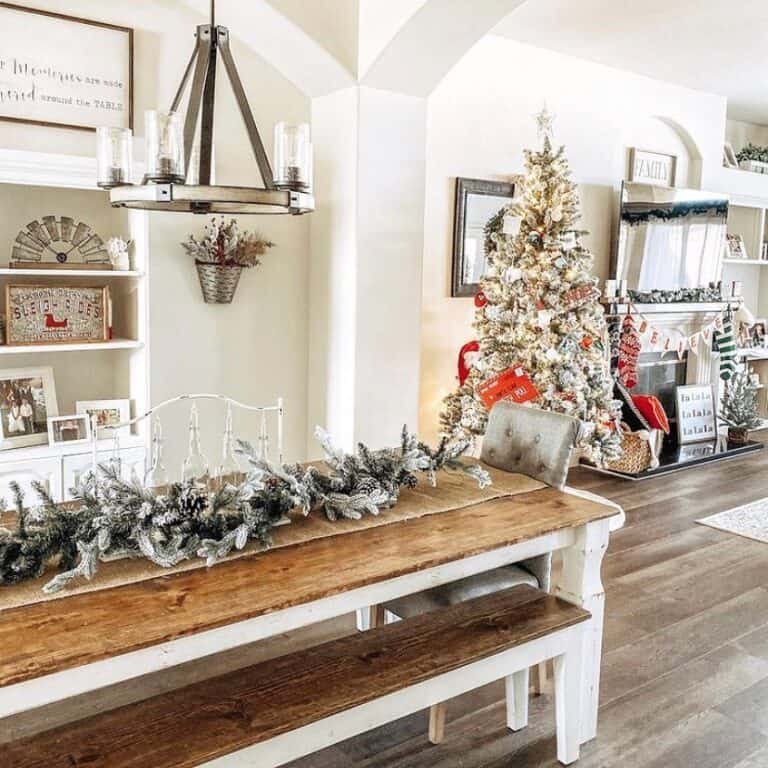Frosted Fir Centerpiece