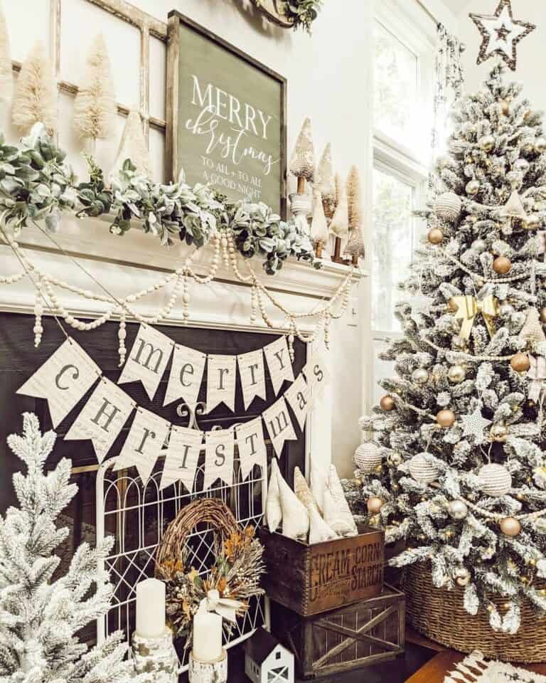 Frosted Gold Tree