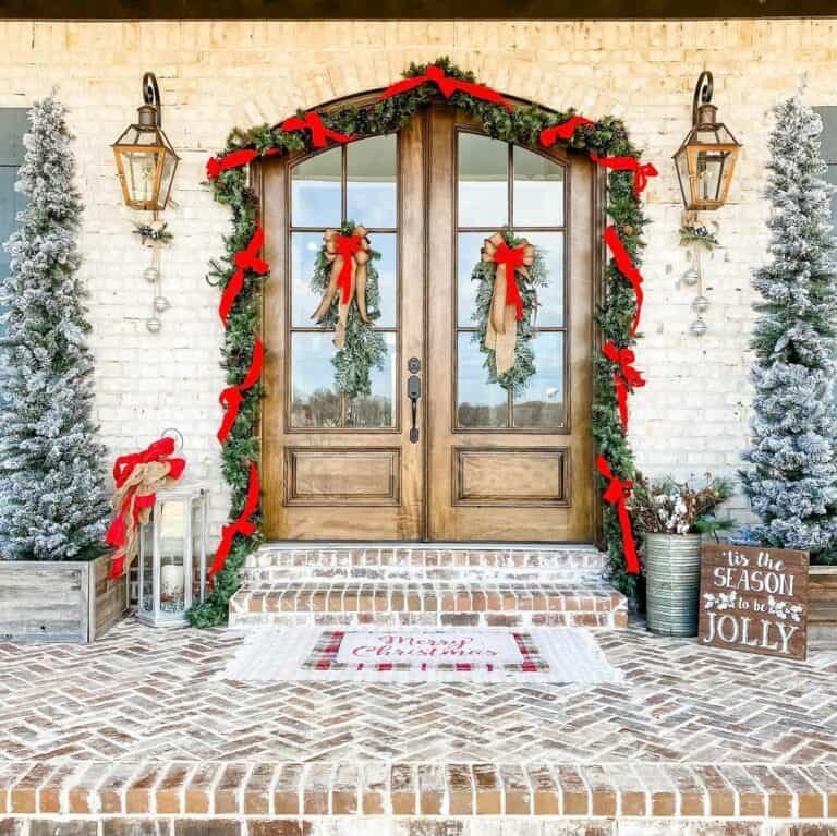 Garland Door Display