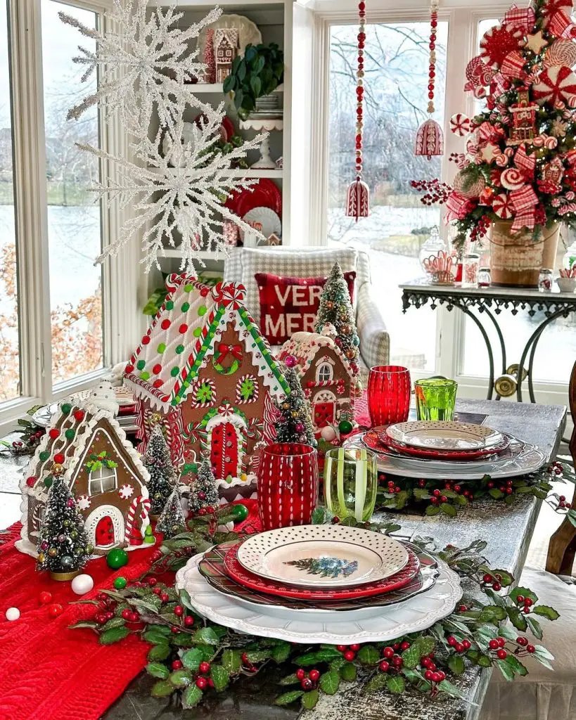 Gingerbread House Centerpiece