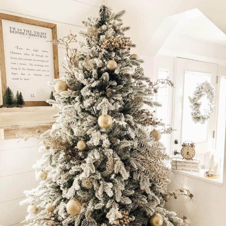 Gold Bedroom Tree