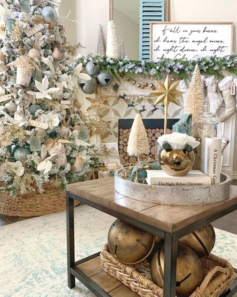 Gold Farmhouse Christmas