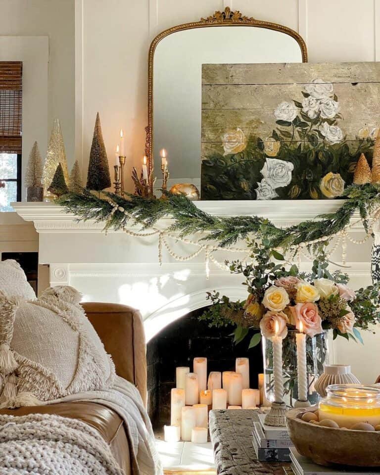 Gold Mantel Accessories