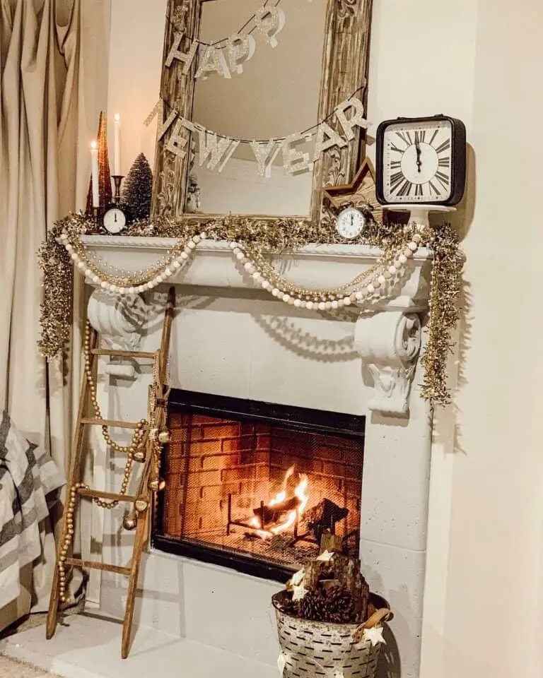 Gold Mantle Decorations