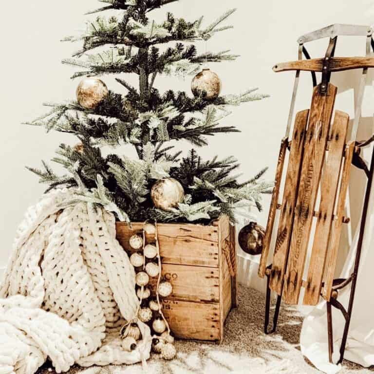 Gold Ornament Tree