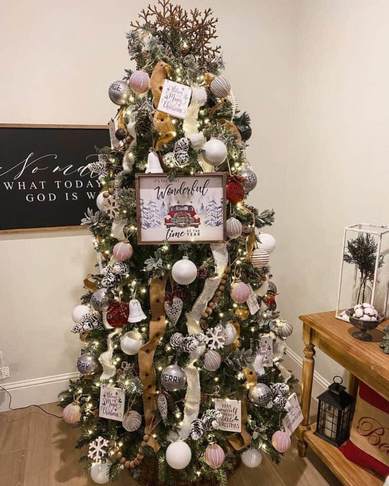 Gold Ribbon Tree