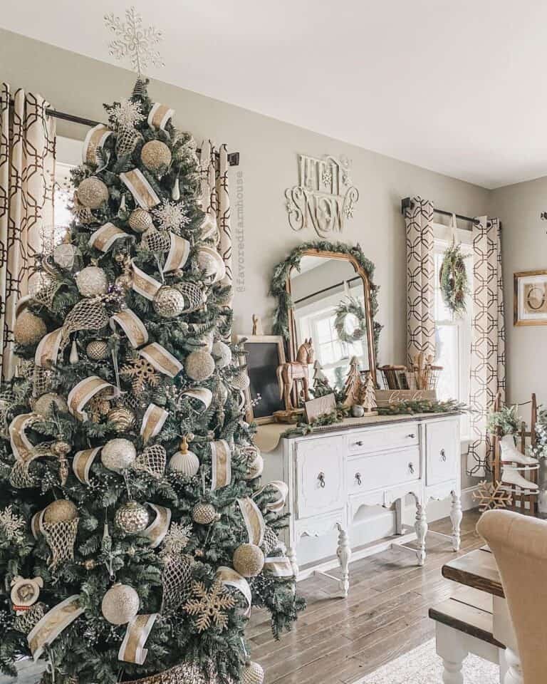 Gold Tree Ornaments