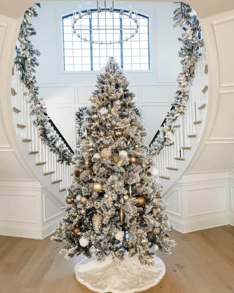 Gold White Tree